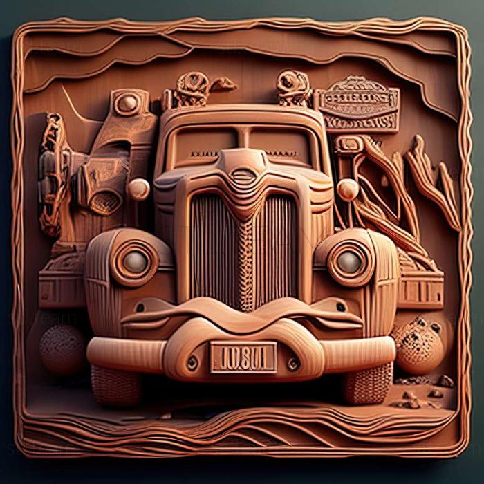 3D model Cars Mater National game (STL)